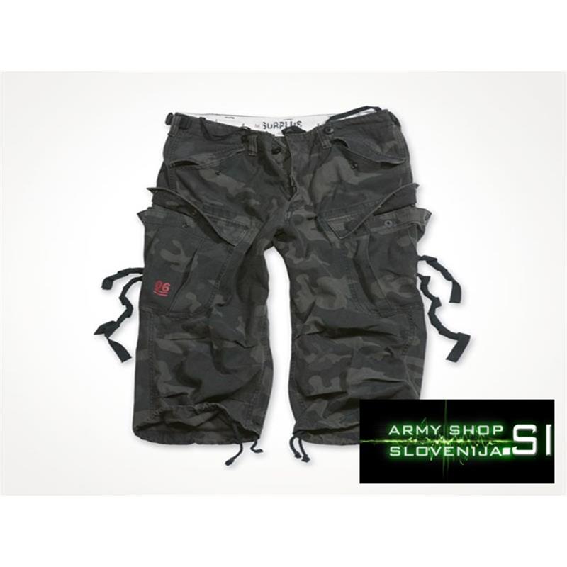 HLAČE ENGINEER VINTAGE 3/4 BLACK CAMO