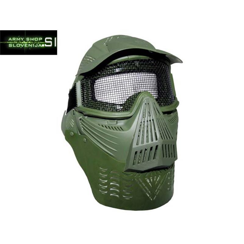 ZAŠČITNA MASKA DELUX OLIVNO ZELENA