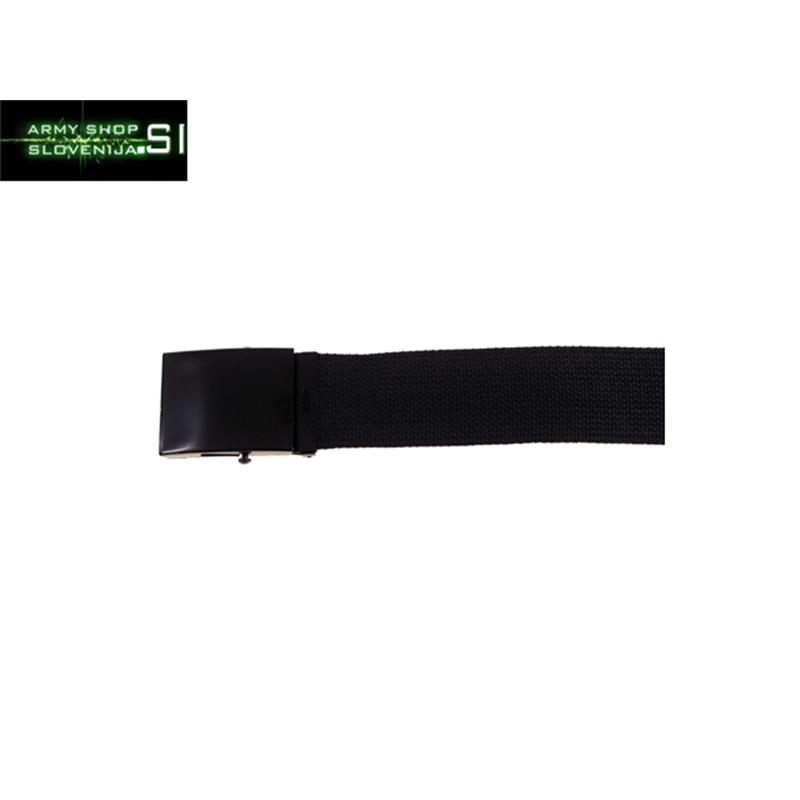 MODNI PAS ZA HLAČE STANDARD MFH V ČRNI BARVI ŠIRINE 45 MM