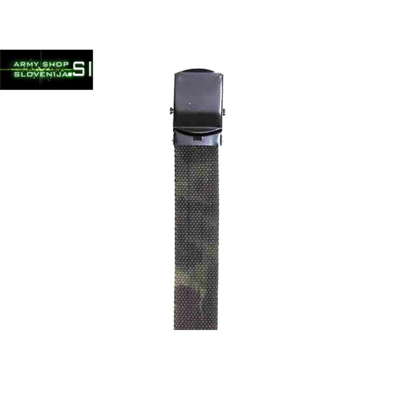 MODNI PAS ZA HLAČE STANDARD MFH V WOODLAND BARVI ŠIRINE 3 CM