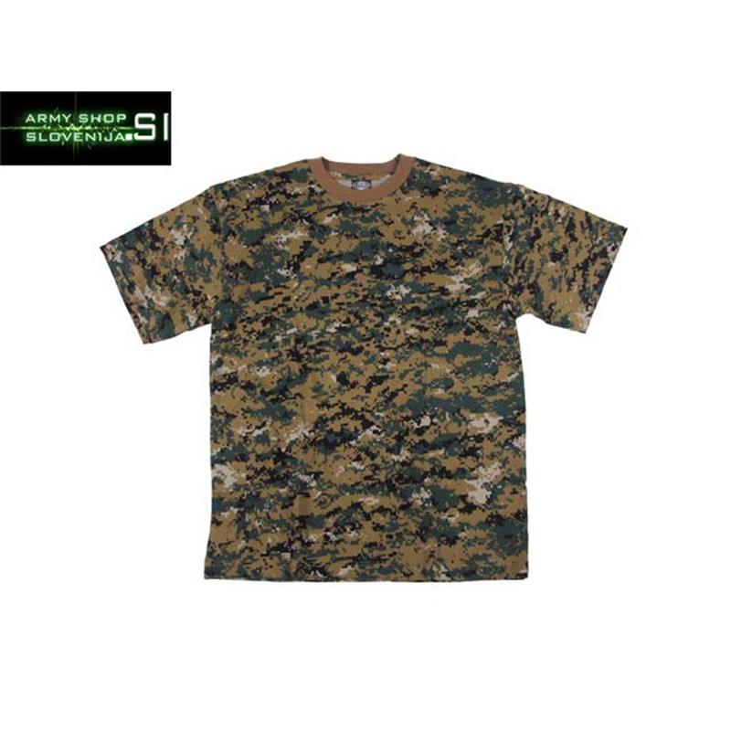 KRATKA MAJICA DIGITAL CAMO WOODLAND