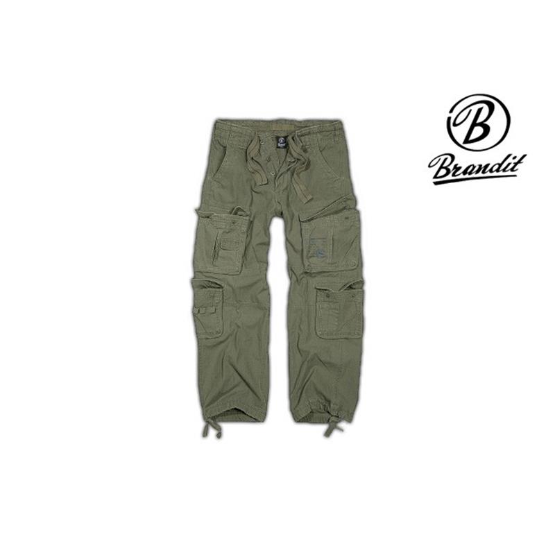 CARGO HLAČE PURE VINTAGE BRANDIT OLIVE