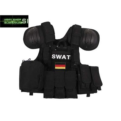 TAKTIČNI JOPIČ COMBAT MOLLE ČRN