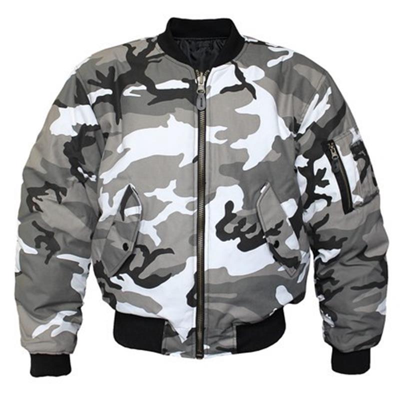 ZIMSKA BOMBER JAKNA US MA1 V URBAN CAMO BARVI