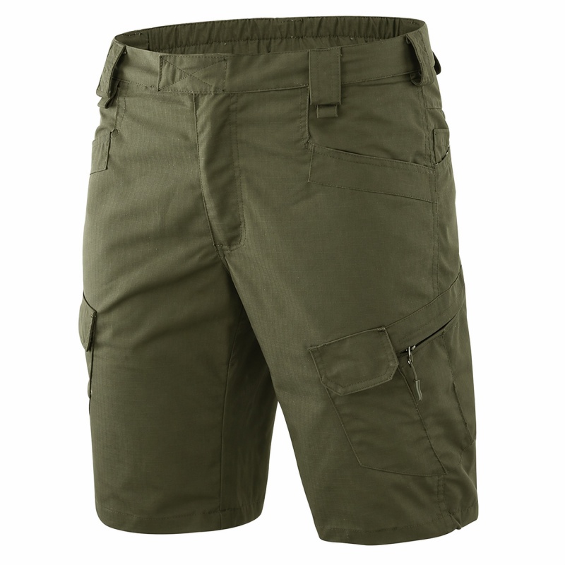 KRATKE HLAČE HIKER BLACK STAR V ZELENI BARVI