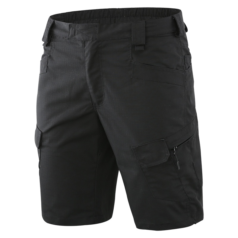 KRATKE HLAČE HIKER BLACK STAR V ČRNI BARVI