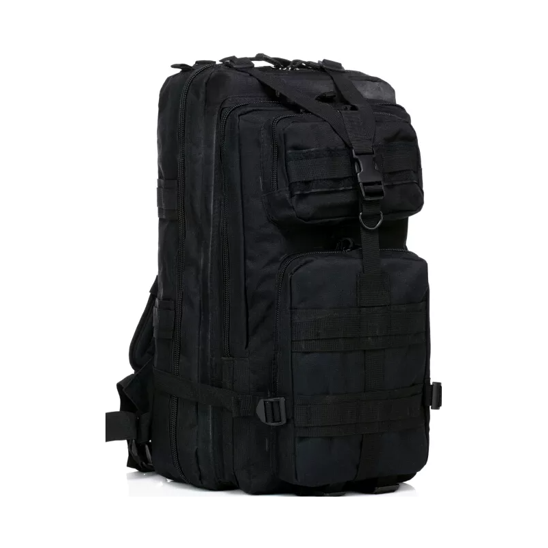 VOJAŠKI NAHRBTNIK BLACK STAR TACTICAL V ČRNI BARVI