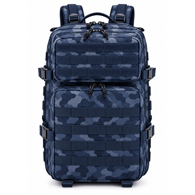 VOJAŠKI NAHRBTNIK BLACK STAR ASSAULT 45 V NAVY CAMO BARVI + KRESILO