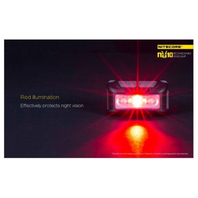 NAGLAVNA SVETILKA NITECORE NU10 10