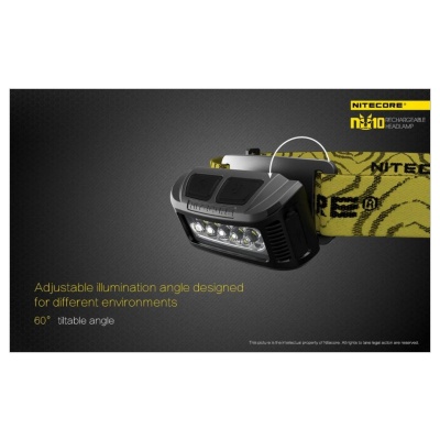 NAGLAVNA SVETILKA NITECORE NU10 5