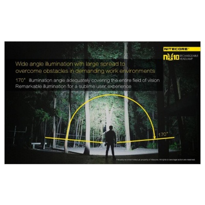 NAGLAVNA SVETILKA NITECORE NU10 6