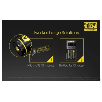 USB POLNILNA BATERIJA NITECORE 3400mAh 3