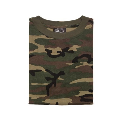 VOJAŠKA KRATKA MAJICA PROIZVAJALCA MILTEC V WOODLAND BARVI