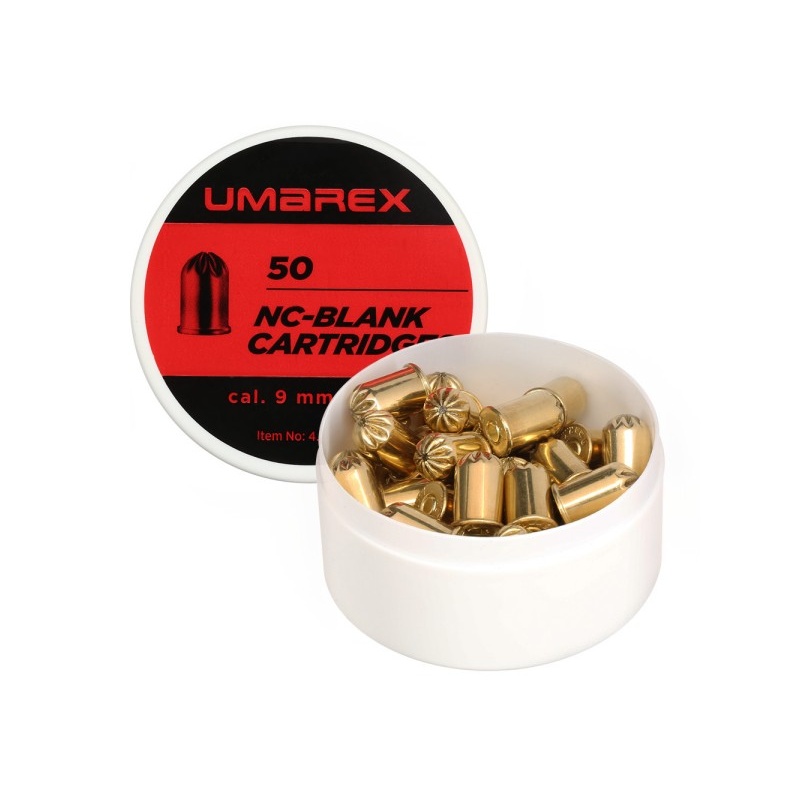 SLEPI NABOJI ZA STRAŠILNE P.A.K. REVOLVERJE 9MM 50 KOS