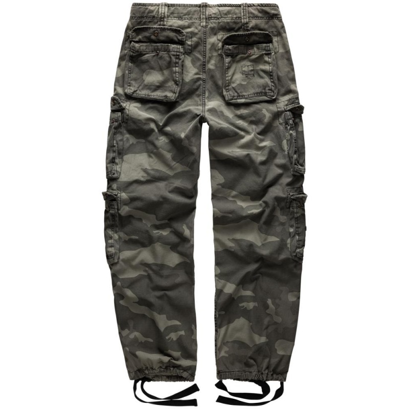 CARGO HLAČE SURPLUS AIRBORNE VINTAGE BLACK CAMO