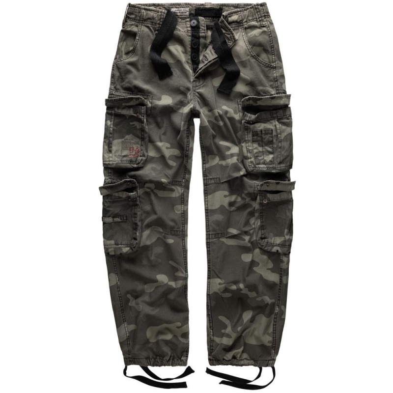 CARGO HLAČE SURPLUS AIRBORNE VINTAGE BLACK CAMO