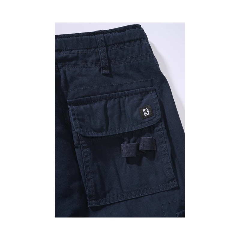 CARGO HLAČE BRANDIT PURE FIT SLIM NAVY ČRNE