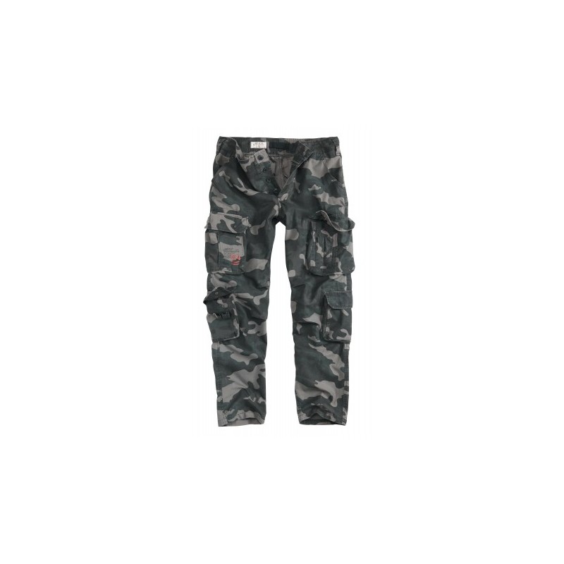 CARGO HLAČE AIRBORNE SLIMMY SURPLUS BLACK CAMO