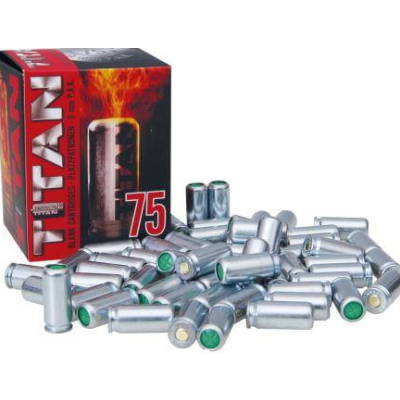 SLEPI NABOJI ZA STRAŠILNE P.A.K. PIŠTOLE TITAN 9MM 75 KOS