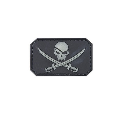 NAŠITEK 3D PATCH PIRATE SKULL