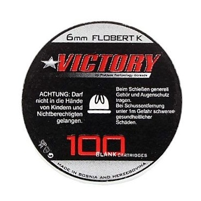 SLEPI NABOJI (RAZPOČNIKI) ZA STRAŠILNE P.A.K. PIŠTOLE VICTORY 6MM 100 KOS