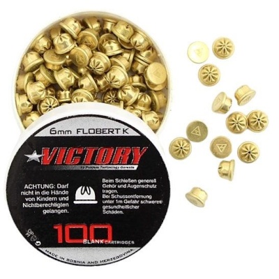 SLEPI NABOJI (RAZPOČNIKI) ZA STRAŠILNE P.A.K. PIŠTOLE VICTORY 6MM 100 KOS