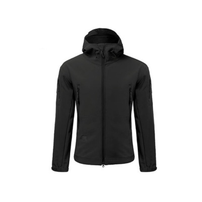 JAKNA SOFTSHELL EXTREME BLACK STAR TACTICAL V ČRNI BARVI