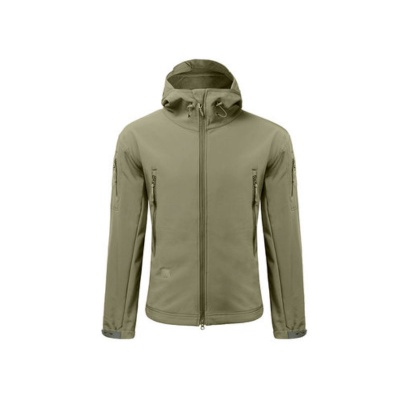 JAKNA SOFTSHELL EXTREME BLACK STAR TACTICAL V ZELENI BARVI