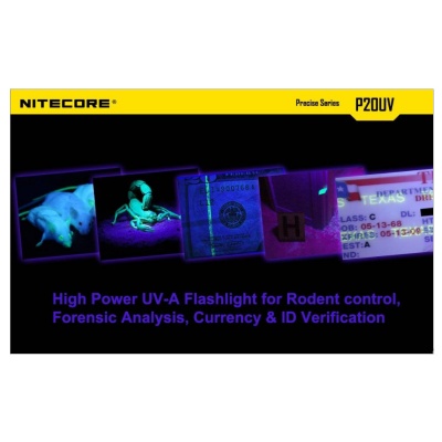 SVETILKA NITECORE P2O UV 10