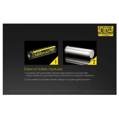 USB POLNILNA BATERIJA NITECORE 3400mAh 7