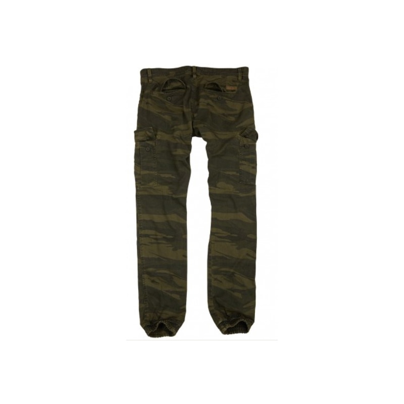 CARGO HLAČE BAD BOYS SURPLUS DARK GREEN CAMO