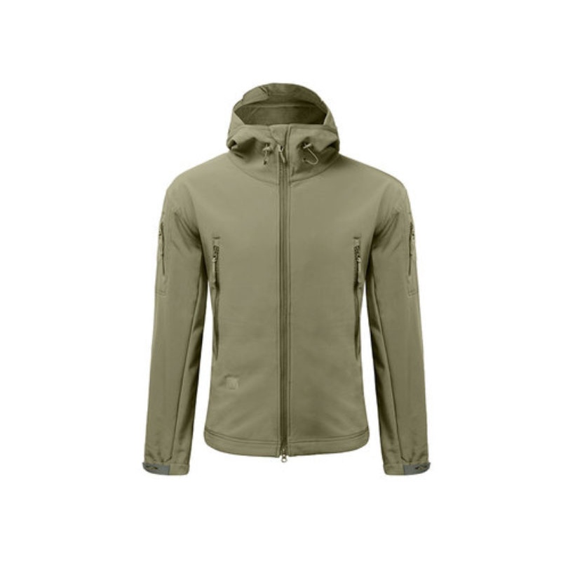 JAKNA SOFTSHELL EXTREME BLACK STAR TACTICAL V ZELENI BARVI