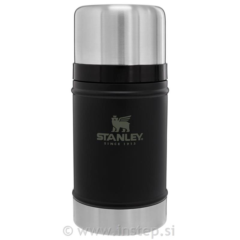 Stanley The Legendary Classic Food Jar 0.70L, Mat Črna, Vakuumsko izolirana poso