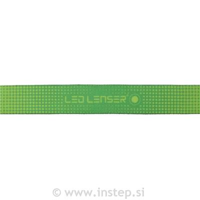 Ledlenser Seo Elastic Headband Green, Naglavni trak