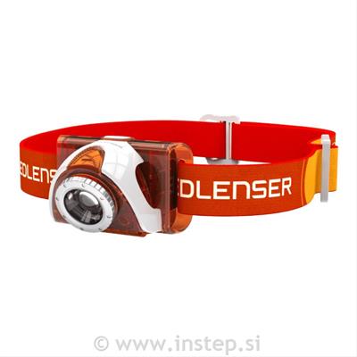 Ledlenser SEO3, Oranžna, Naglavna baterijska svetilka