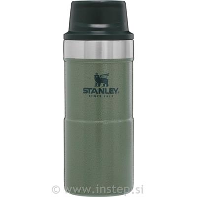 Stanley The Classic Trigger-Action Travel Mug 0,35L, Hammertone Zelena, Vakuumsk