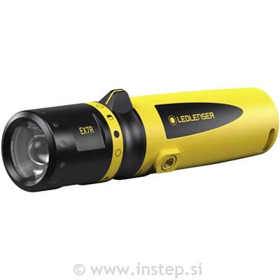 Ledlenser EX7R - ATEX, Črno/Rumena, ATEX industrijska svetilka