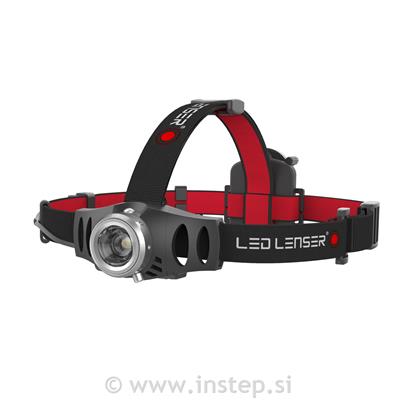 Ledlenser H6R, Črna/Rdeča, Naglavna polnilna svetilka