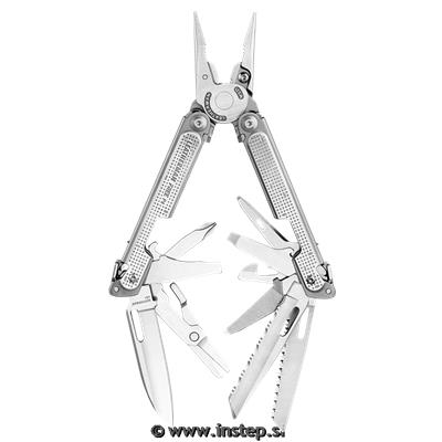 Leatherman Free P4/Nylon/Peg-Int, Srebna, Večnamensko orodje