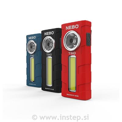Nebo Tino, Črna, Rdeča, Modra, Ročna industrijska svetilka