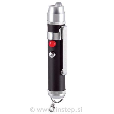 True Utility Laserlite, Črna/Srebrna, Mini svetilka