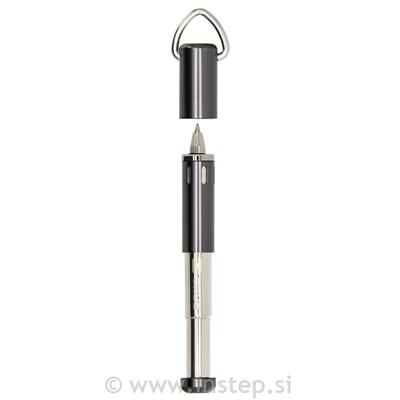 True Utility Telescopic Pen, Srebrna , Pisalo