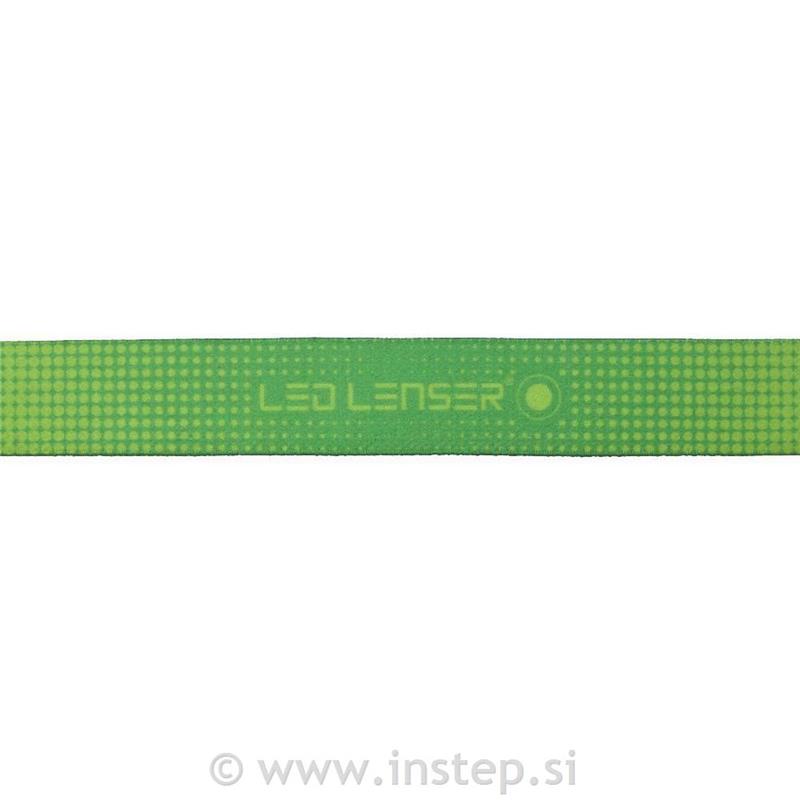 Ledlenser Seo Elastic Headband Green, Naglavni trak