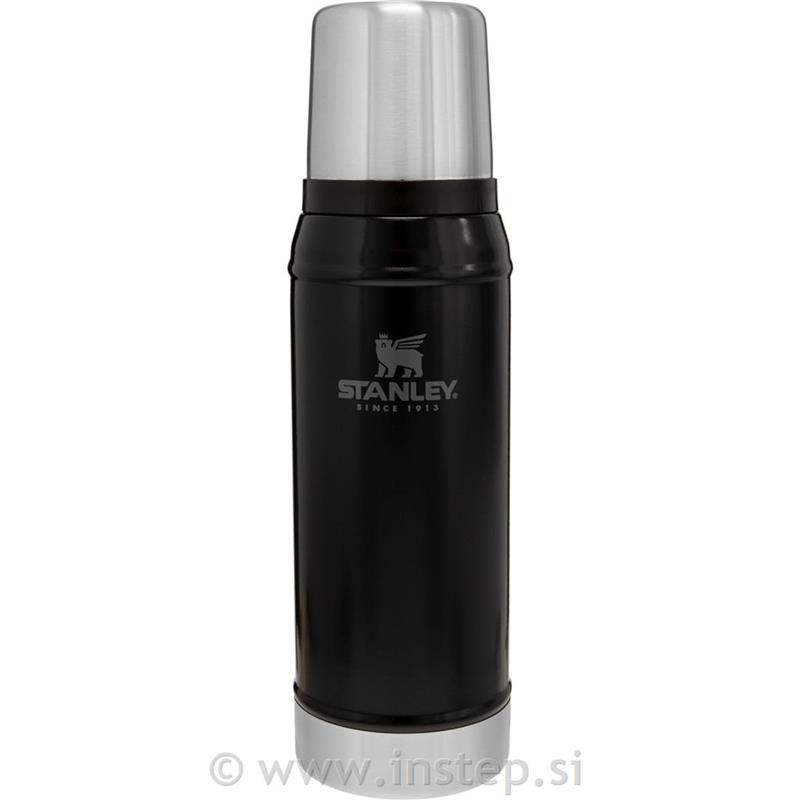 Stanley The Legendary Classic Bottle 0,75L, Mat Črna, Vakuumsko izolirana stekle