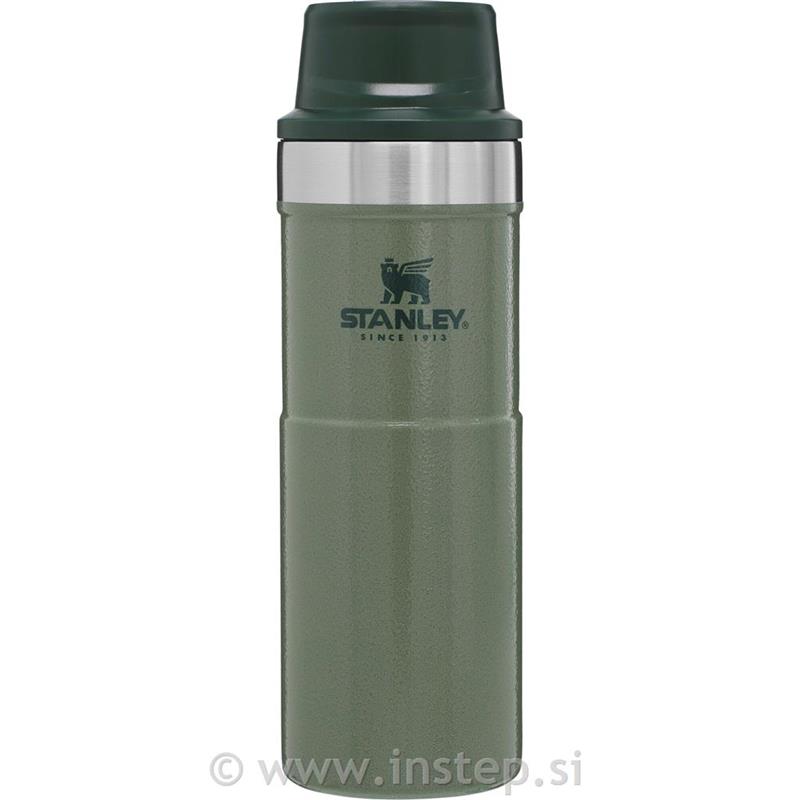 Stanley The Classic Trigger-Action Travel Mug 0,47L, Hammertone Zelena, Vakuumsk