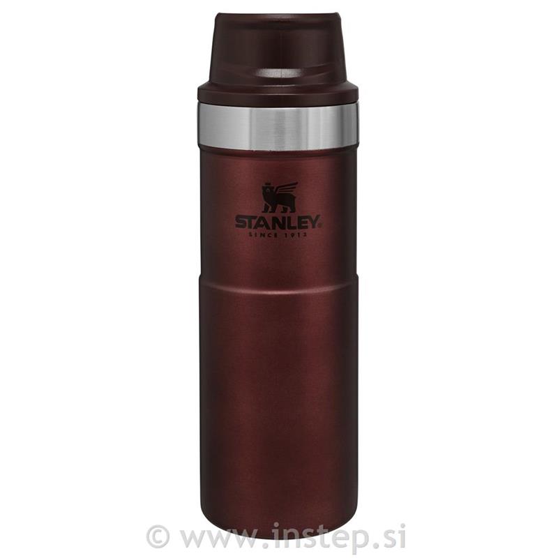 Stanley The Classic Trigger-Action Travel Mug 0,47L, Wine Rdeča, Vakuumsko izoli