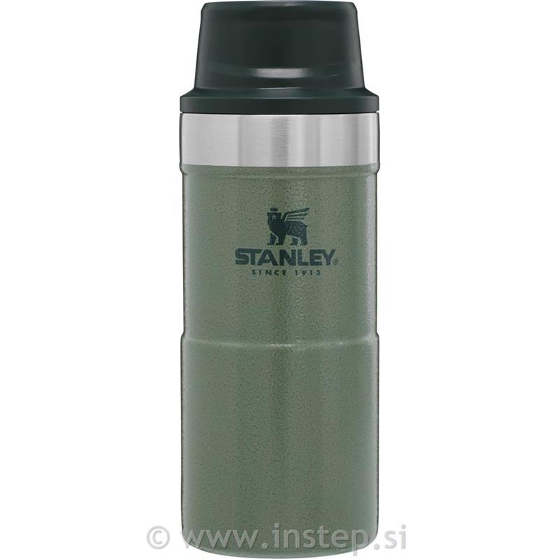 Stanley The Classic Trigger-Action Travel Mug 0,35L, Hammertone Zelena, Vakuumsk