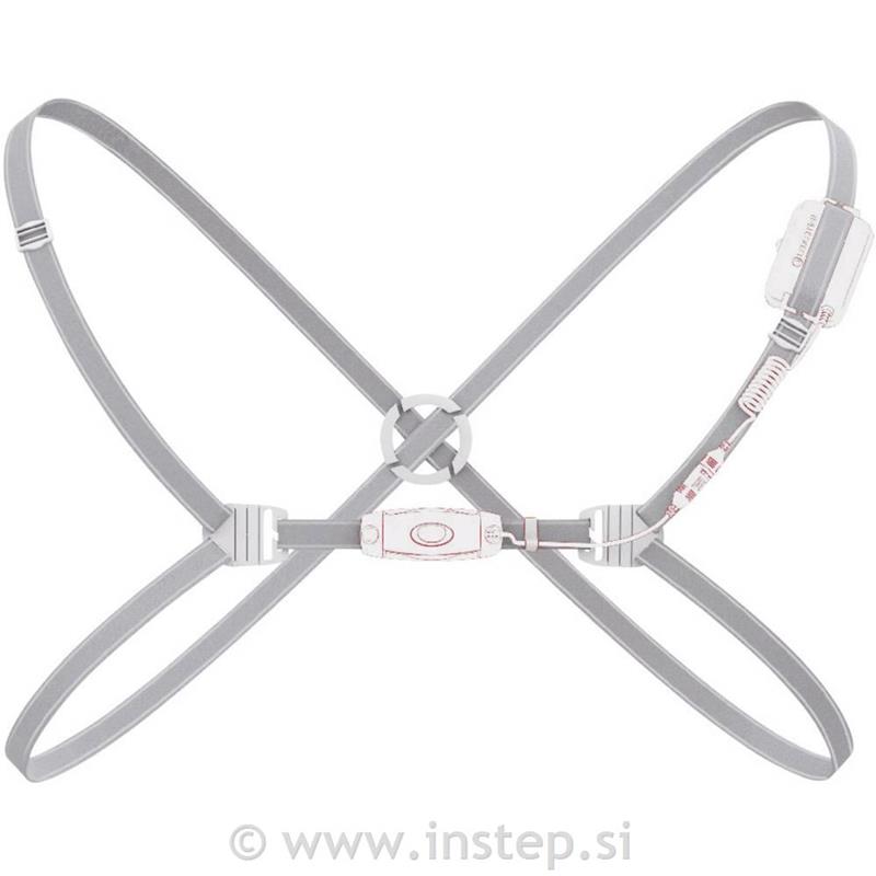 Ledlenser Reflective Chest Belt Type A, Siva, Odbojni oprsni trak