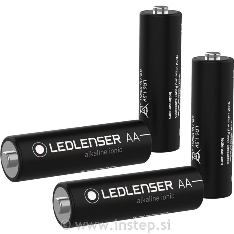 Ledlenser 4x AA Alkaline, Črna, Dodatek za svetilke