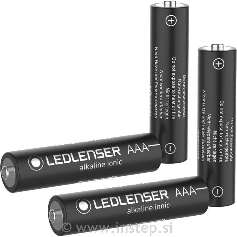 Ledlenser 4x AAA Alkaline, Črna, Dodatek za svetilke